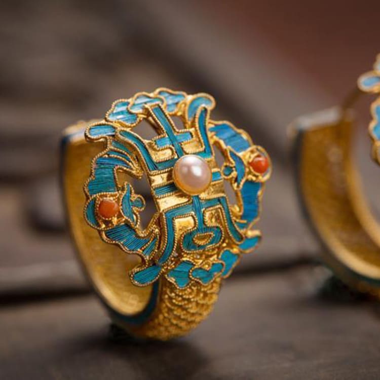 Boucles d’oreilles inspiration chinoise