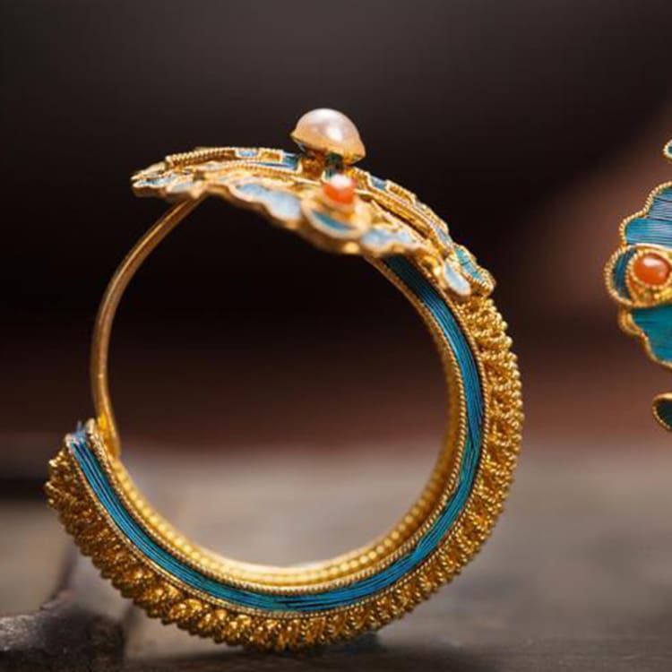 Boucles d’oreilles inspiration chinoise
