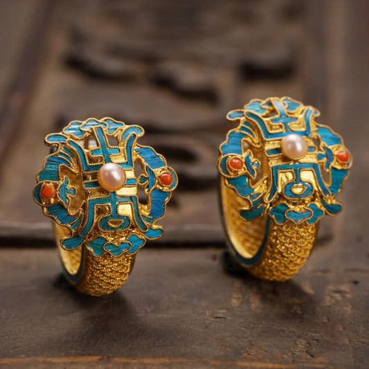 Boucles d’oreilles inspiration chinoise