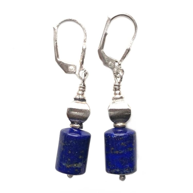 Boucles d’oreilles en Lapis Lazuli et Argent - Boucles d’Oreilles