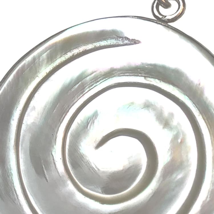 Boucles d’oreilles en Nacre et Argent - Boucles d’Oreilles