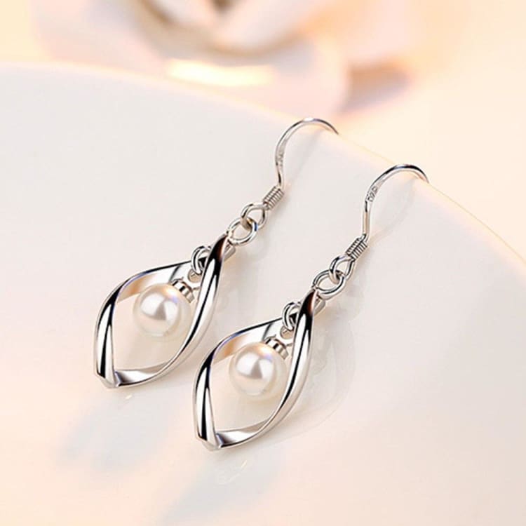 Boucles d’oreilles en perle d’eau douce Image