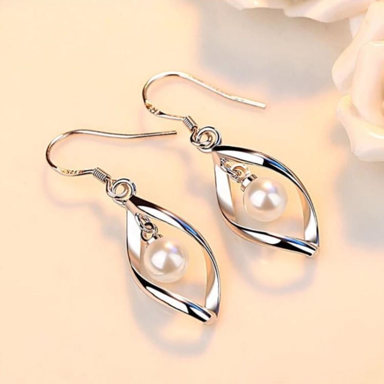 Boucles d’oreilles en perle d’eau douce Image