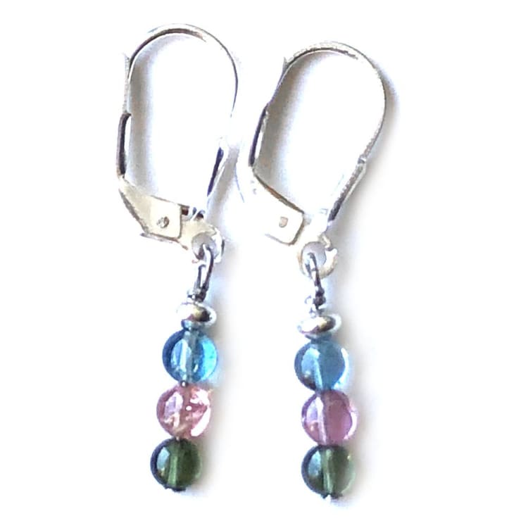 Boucles d’oreilles en Tourmaline et Argent - Boucles d’Oreilles