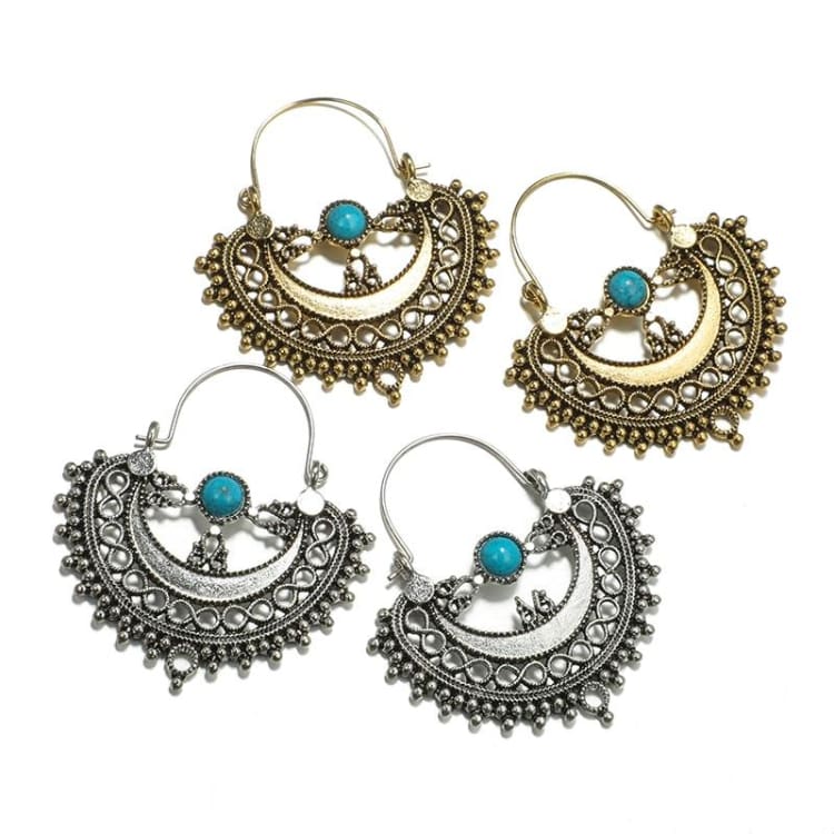 Boucles d’oreilles Flabellum Egyptien - boucle d’oreille
