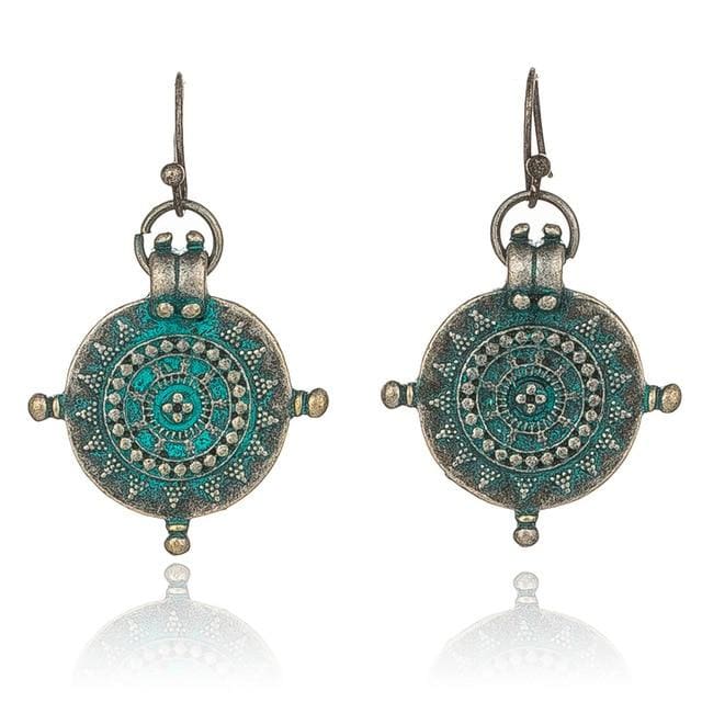Boucles d’Oreilles Inspiration Aztèque - Classique - Boucles d’Oreilles