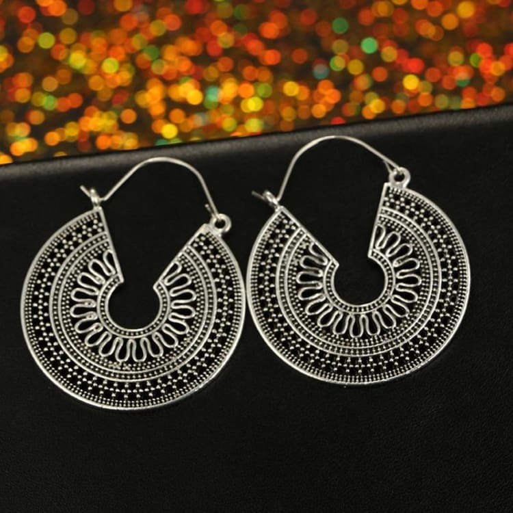 Boucles d’oreilles Mandala - Mandala boucles d’oreilles Image