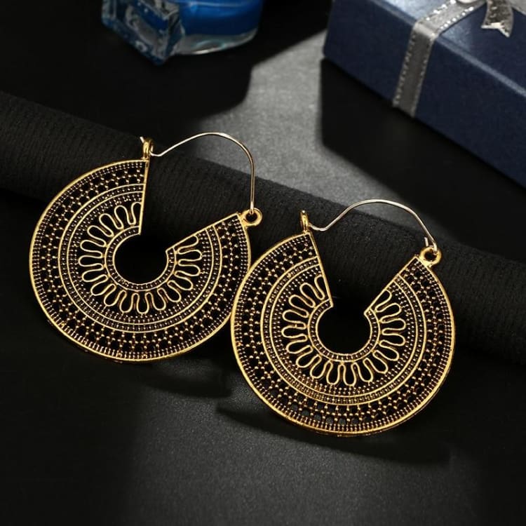 Boucles d’oreilles Mandala - Mandala boucle d’oreille