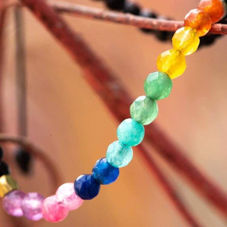 Bracelet 7 Chakras étincellants - bracelet