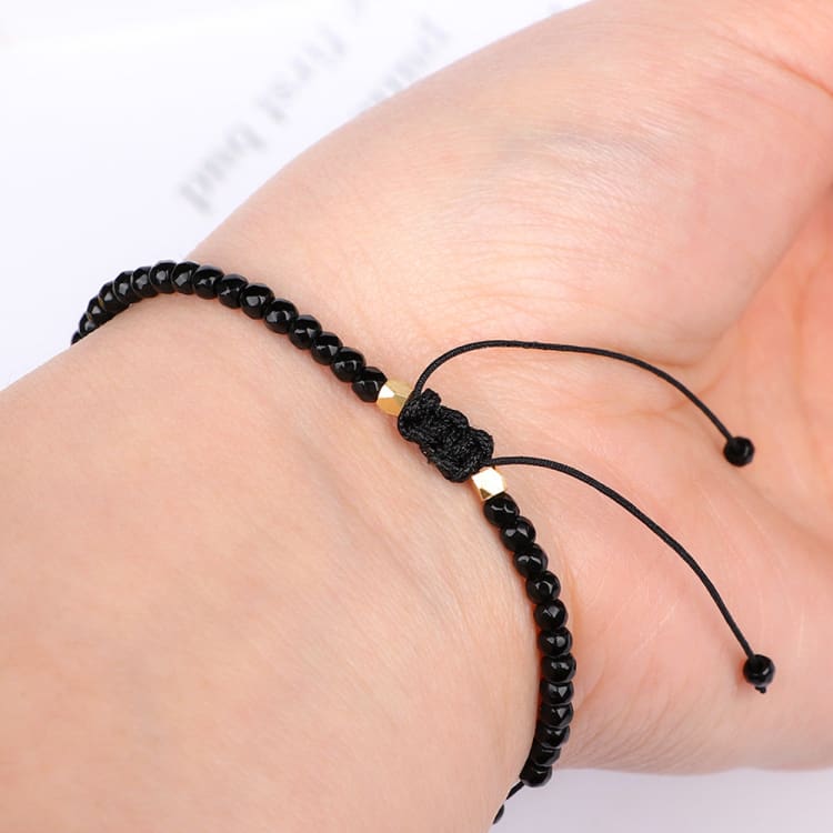 Bracelet 7 Chakras petites perles multicolores - Bracelet