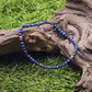 Bracelet ajustable en Lapis Lazuli - Bracelet pierre lapis lazuli
