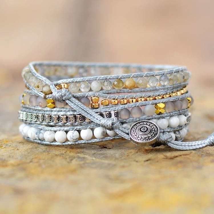 Bracelet Amour en Quartz Rose - Bracelet