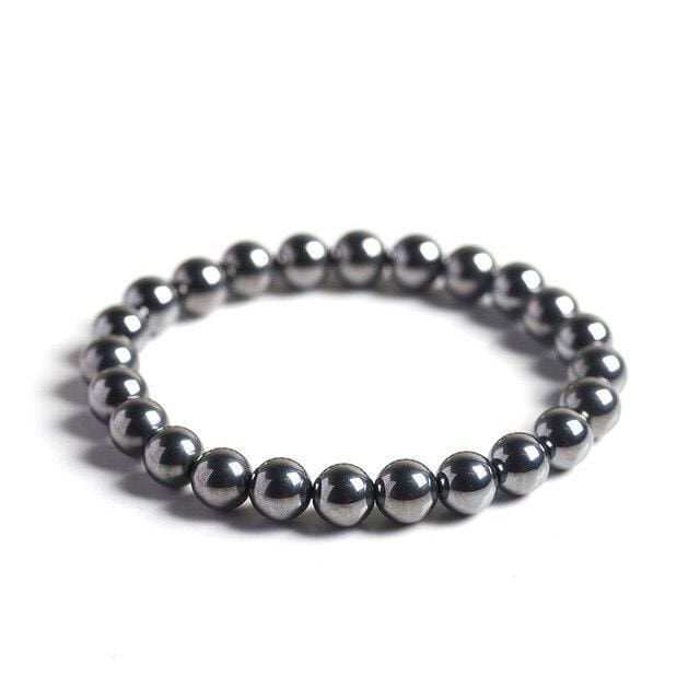 Bracelet ’Ancrage’ en Hématite - bracelet en pierre Hématite
