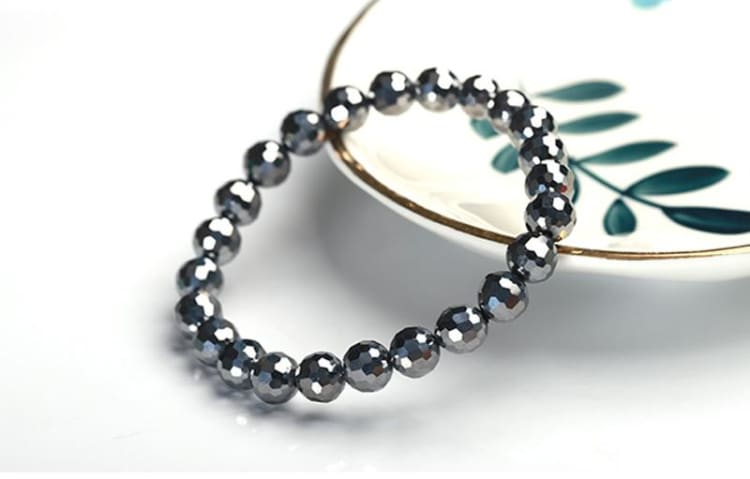 Bracelet ’Ancrage’ en Hématite - bracelet en Hématite