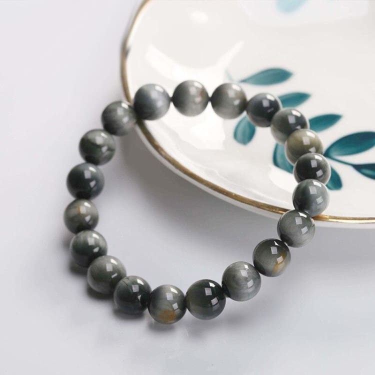 Bracelet ’Ancrage’ en Tourmaline Oeil de Chat - bracelet