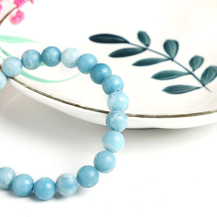 Bracelet ’Atlantis’ en Larimar - bracelet en Lalimar