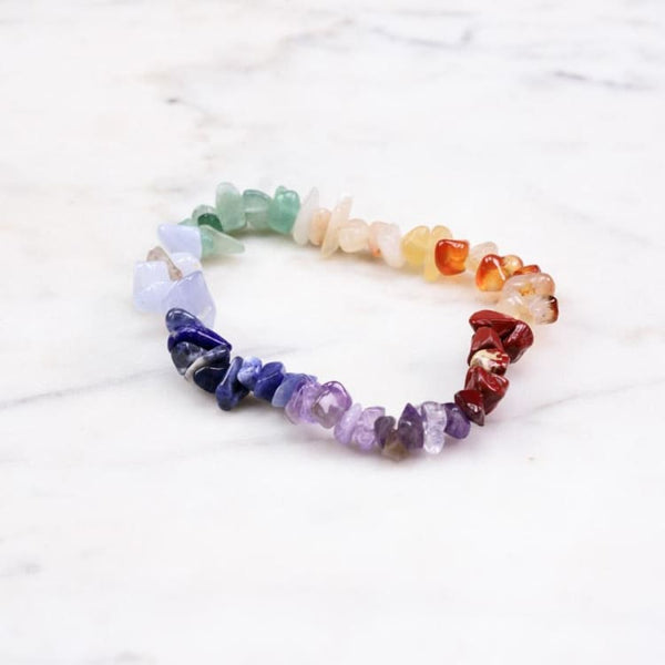 Bracelet 7 Chakras En Cornaline - Protection, Neuf Avec étiquettes, Marque Tout A Un Sens