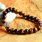 Bracelet Bouddha - 3 choix de pierres - il de Tigre - Bracelet