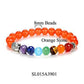 Bracelet Bouddha Les 7 Chakras - Orange - Bracelet