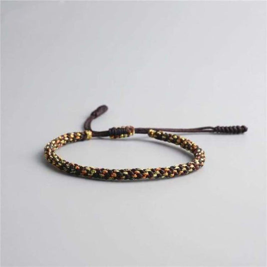 Bracelet bouddhiste porteur de chance ajustable - Bracelet