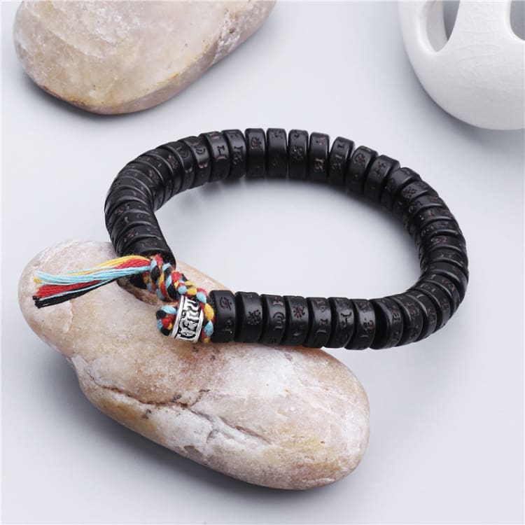 Bracelet bouddhiste tibétain à Six caractères - Bracelet