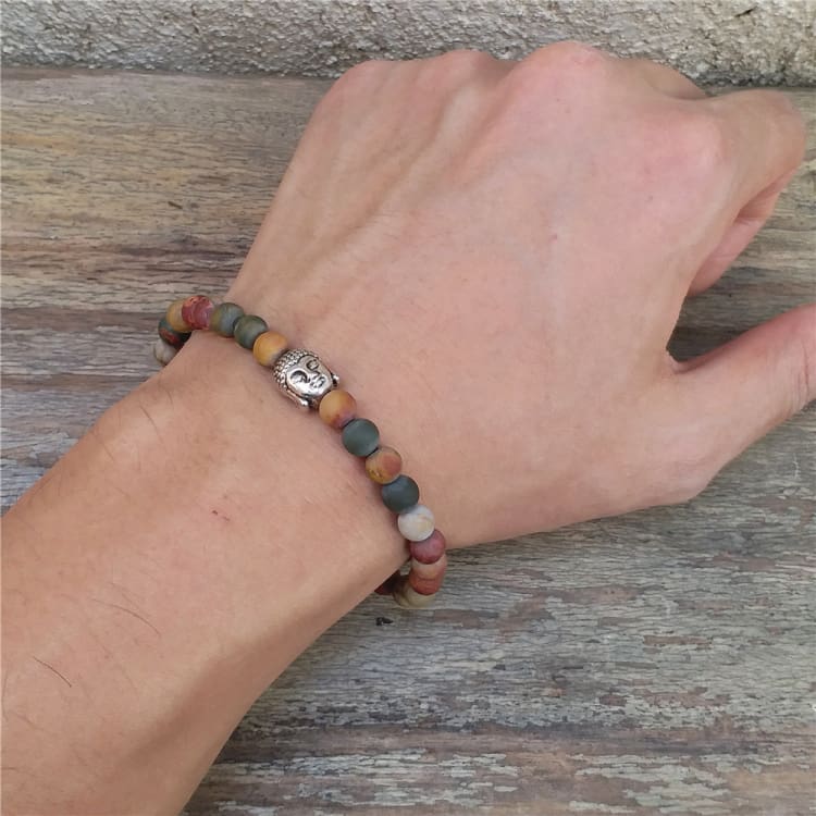 Bracelet bouddhiste tibétain avec perles zen - Bracelet