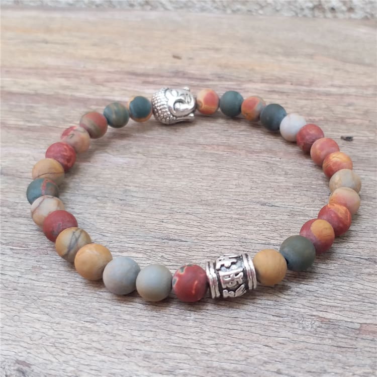 Bracelet bouddhiste tibétain avec perles zen - Bracelet