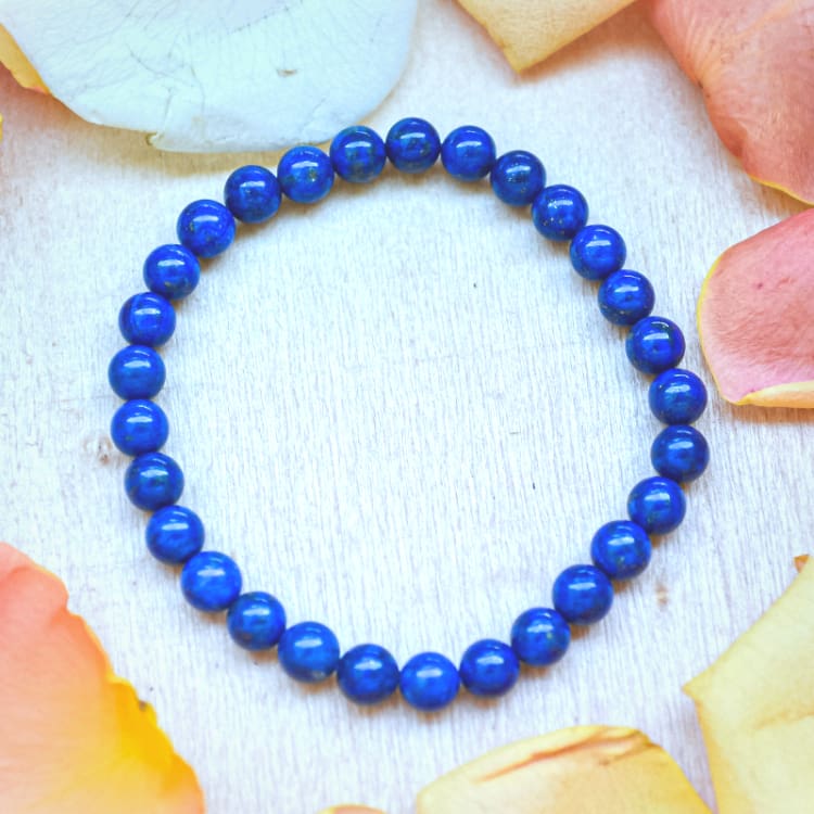 Bracelet Concentration en Lapis Lazuli - Bracelet en pierre Lapis Lazuli