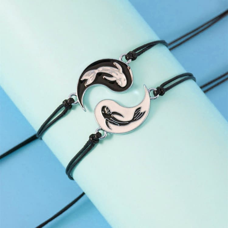 Bracelet couple carpe Koï