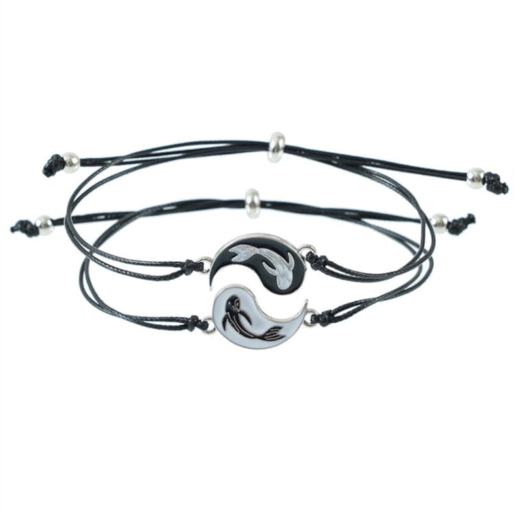 Bracelet couple carpe Koï