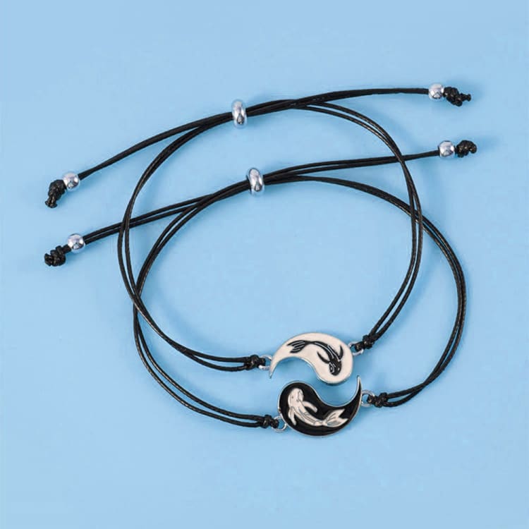 Bracelet couple carpe Koï