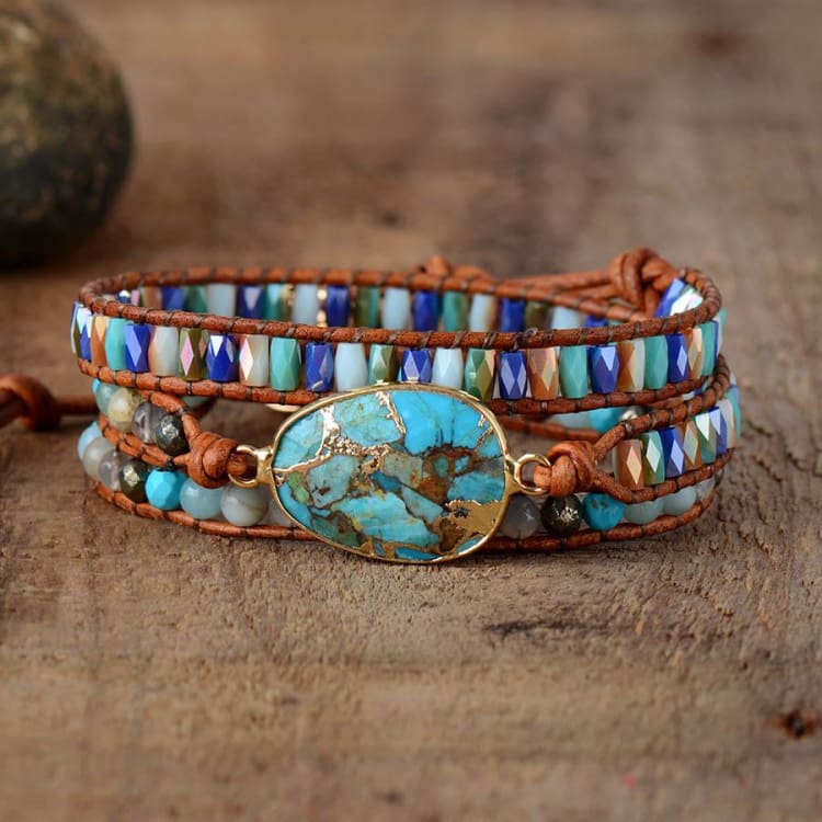 Bracelet dacceptation de soi - Bracelet en pierre naturelle