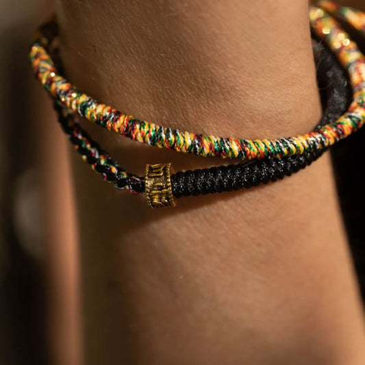 Bracelet de chance tibétain multicolore - Bracelet