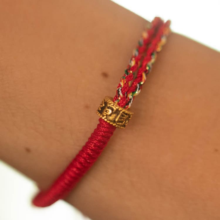Bracelet de chance tibétain multicolore - Bracelet
