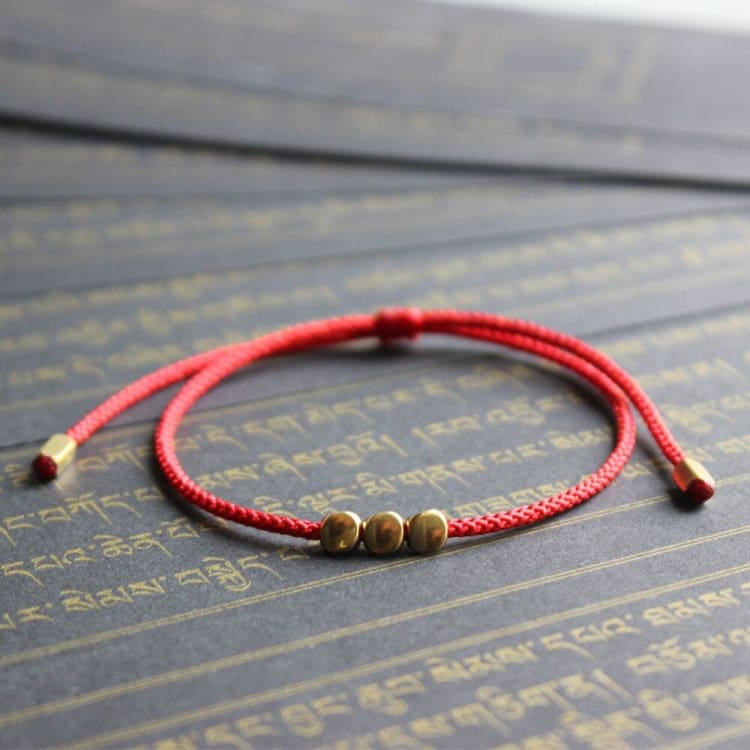 Bracelet de Chance Tibétain Perle de Cuivre - Bracelet