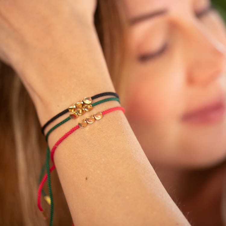 Bracelet de Chance Tibétain Perle de Cuivre - Bracelet