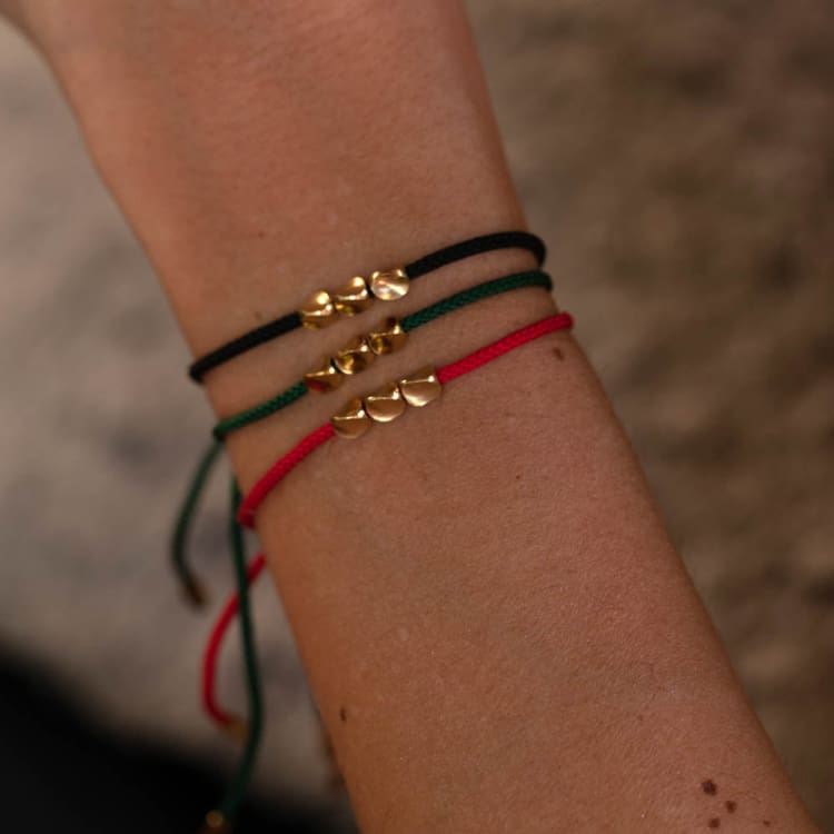 Bracelet de Chance Tibétain Perle de Cuivre - Bracelet