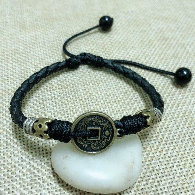 Bracelet de cheville bonne aventure Tibétains - Noir - Bracelet