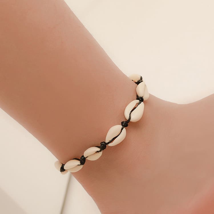 Bracelet de cheville en coquillage - Bracelet