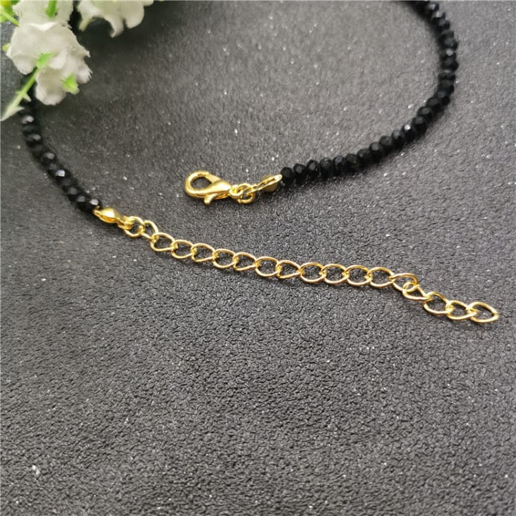 Bracelet de cheville en perles de cristal pour femme - Bracelet