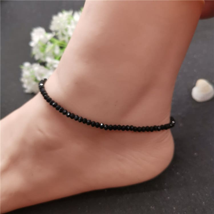 Bracelet De Cheville En Perles De Riz – Style Bohème, Ajustable, Pour Plage, Fête, Cadeau