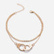 Bracelet de cheville menottes freedom - Or - Bracelet