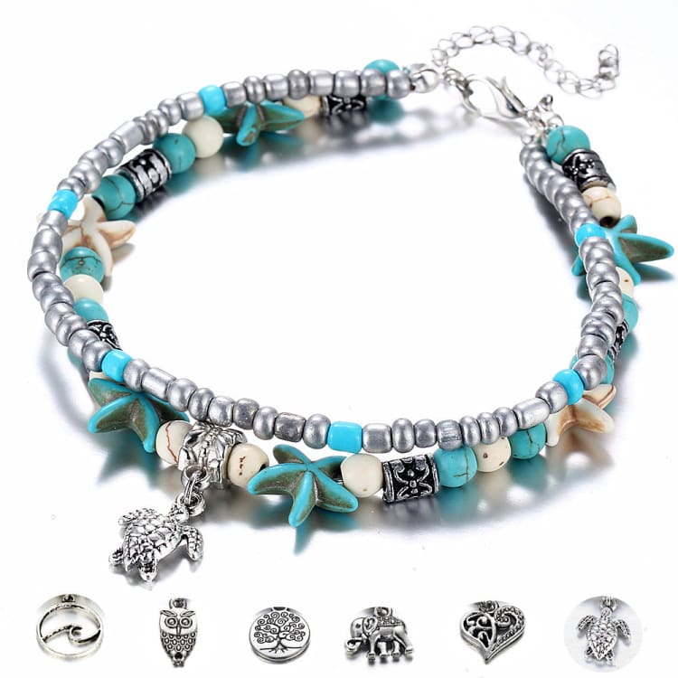 Bracelet de cheville style bohémien - Bracelet