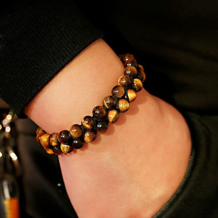Bracelet en œil de tigre - ’ Le renouveau ’