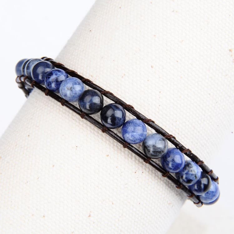 Bracelet De La Concentration En Sodalite - Bracelet Sodalite