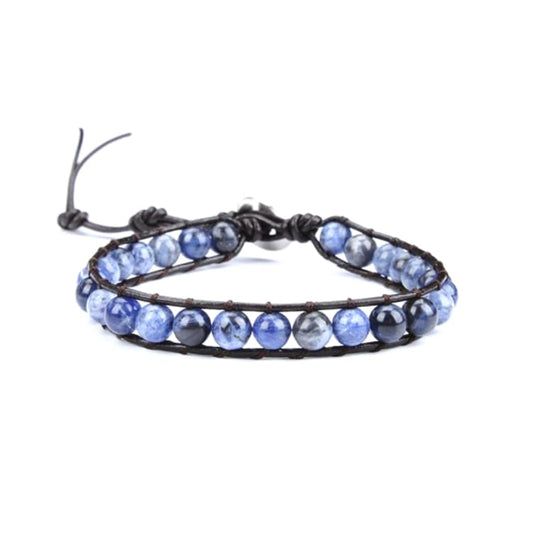 Bracelet De La Concentration En Sodalite - Bracelet