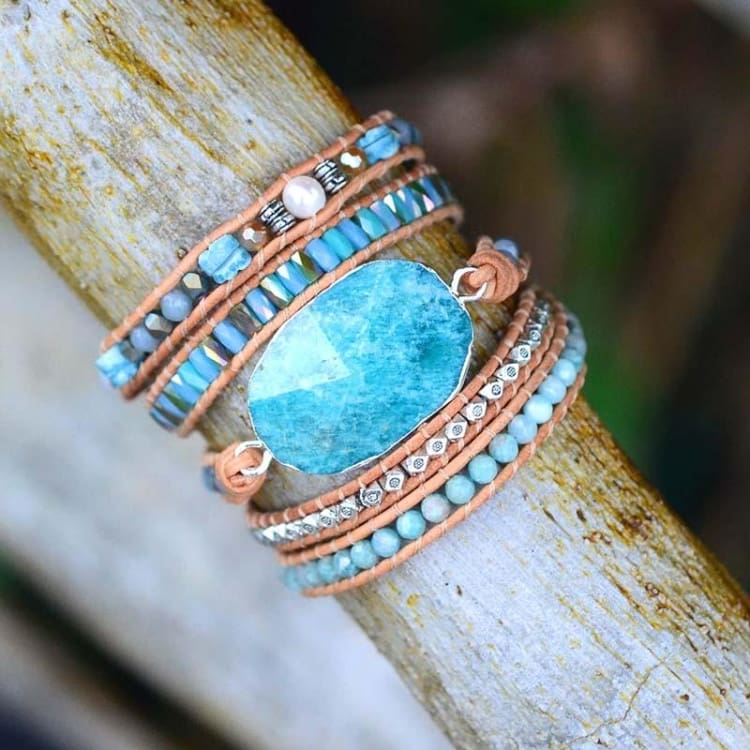 Bracelet de la douceur en Amazonite - Bracelet en Amazonite