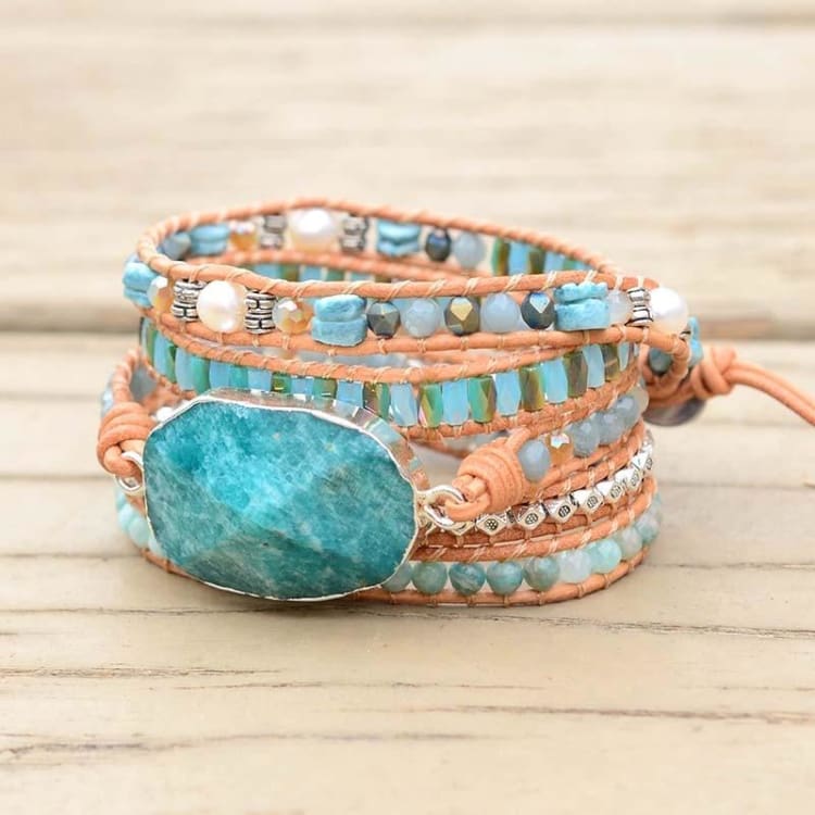 Bracelet de la douceur en Amazonite - Bracelet Amazonite