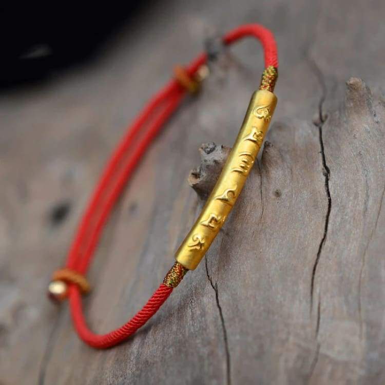 Bracelet tressé des 6 mots - Bracelet