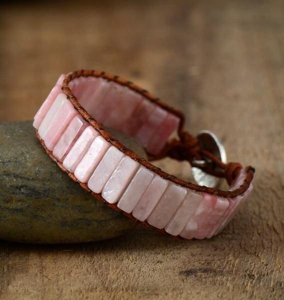 Bracelet de la Tendresse en Quartz Rose - Bracelet quartz Rose Image